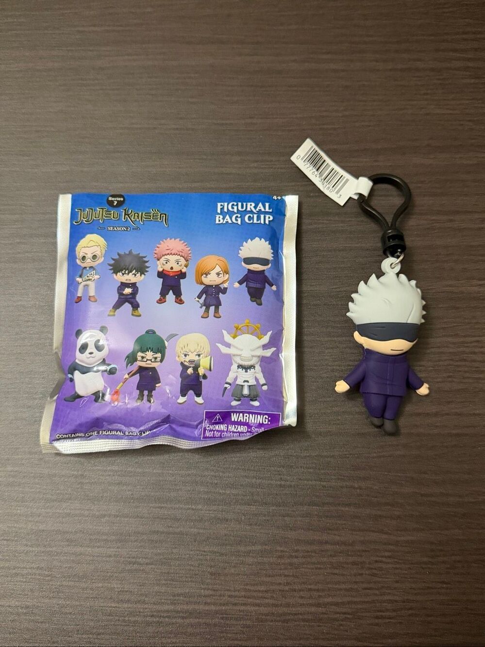 Jujutsu Kaisen Series 7 Blind Bag Clip Keychain - Satoru Gojo